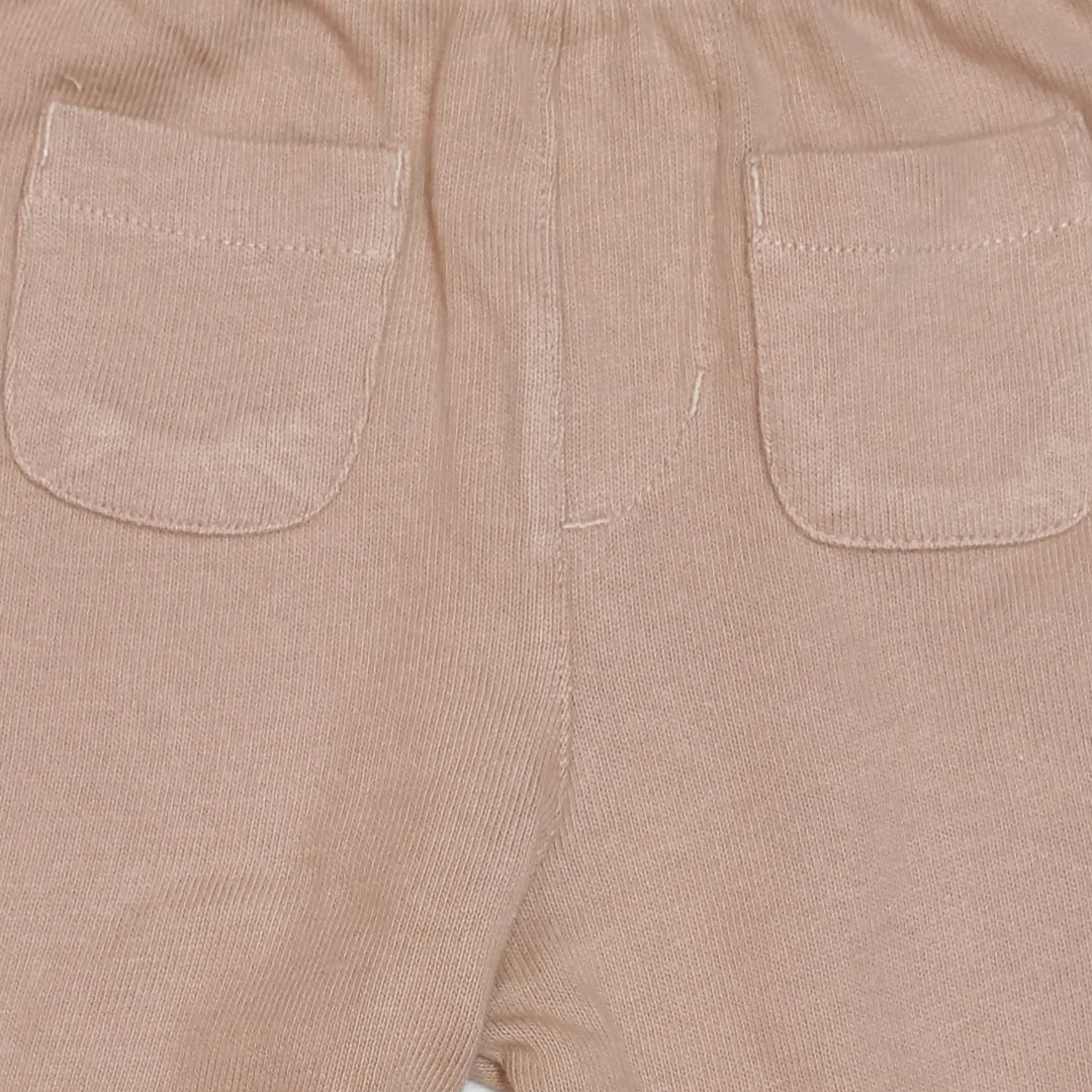 BEIGE RIBBED PANTS