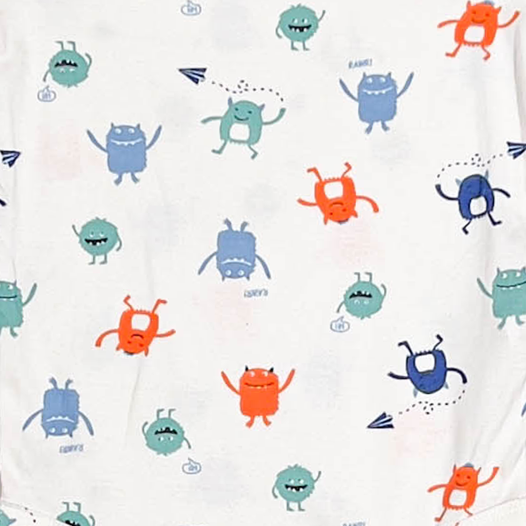 MULTICOLOUR PRINTED ONESIE