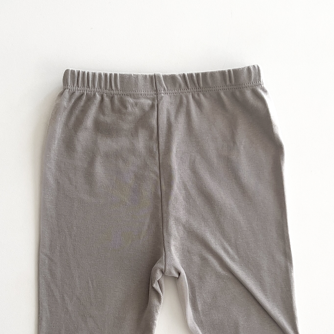 GREY PLAIN COTTON PANTS