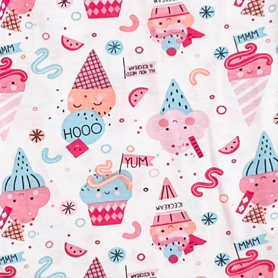 ICECREAM PRINTED ONESIE