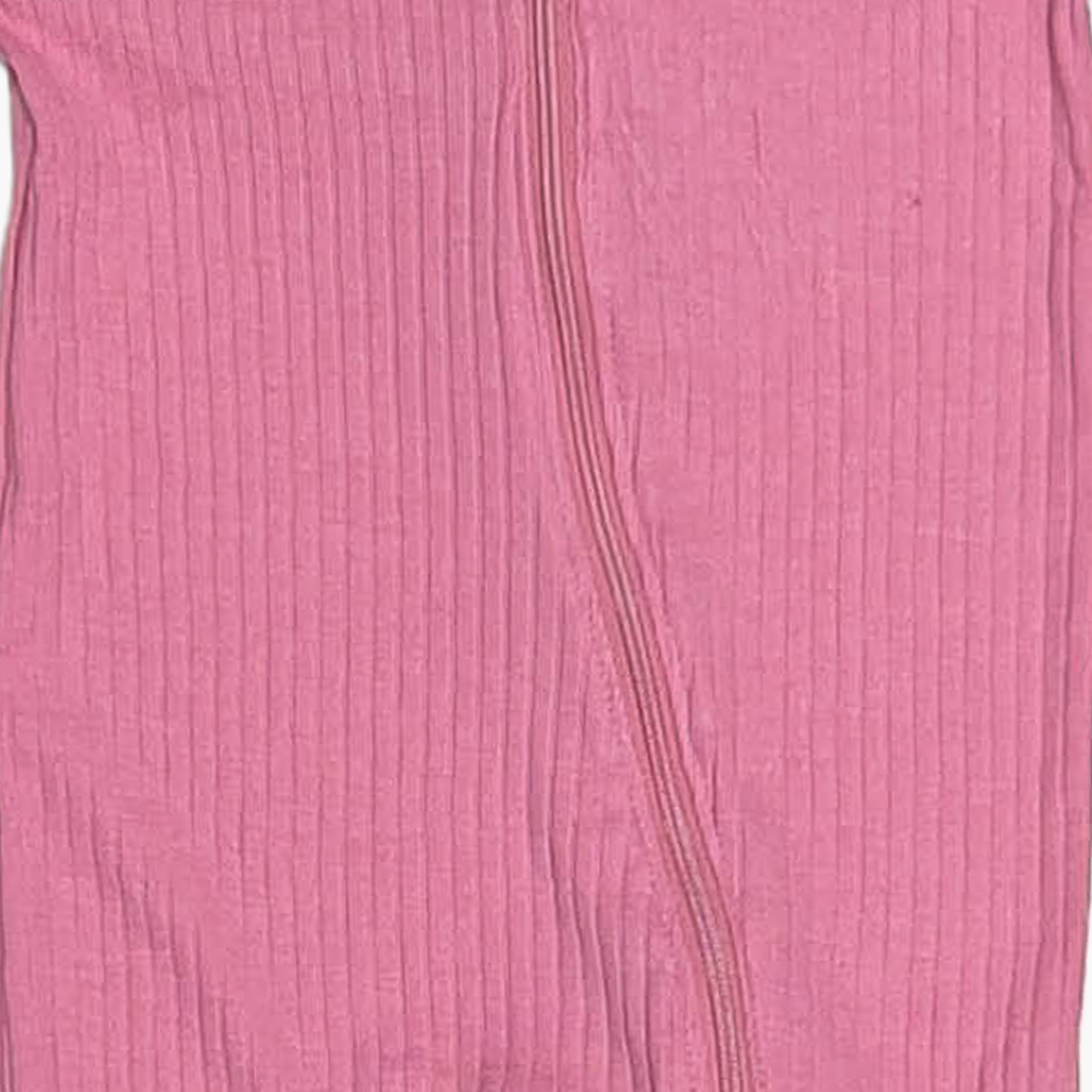 HOT PINK RIBBED ROMPER