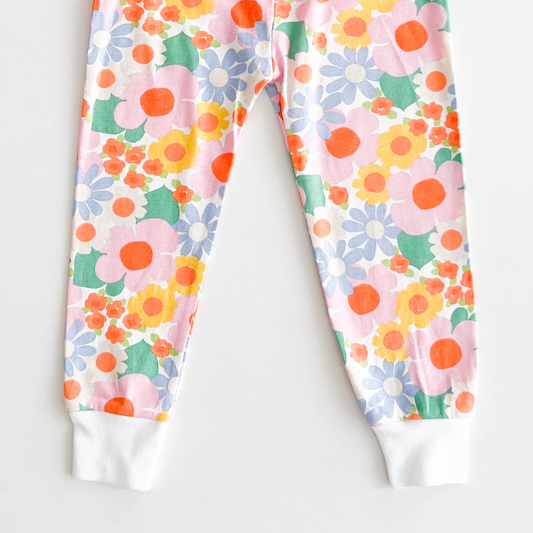 MULTICOLOURED FLORAL PANTS