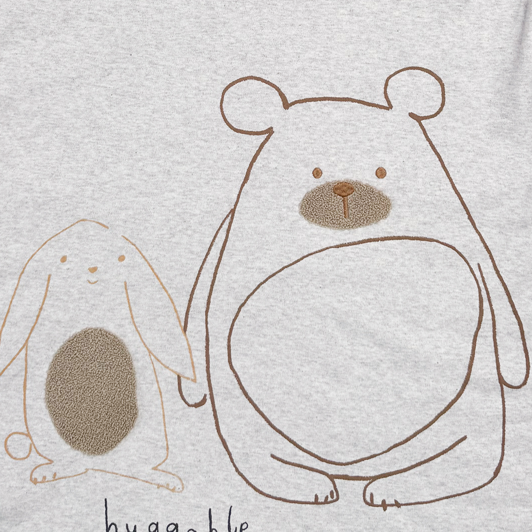 GREY HUGGABLE SLEEPING BAG