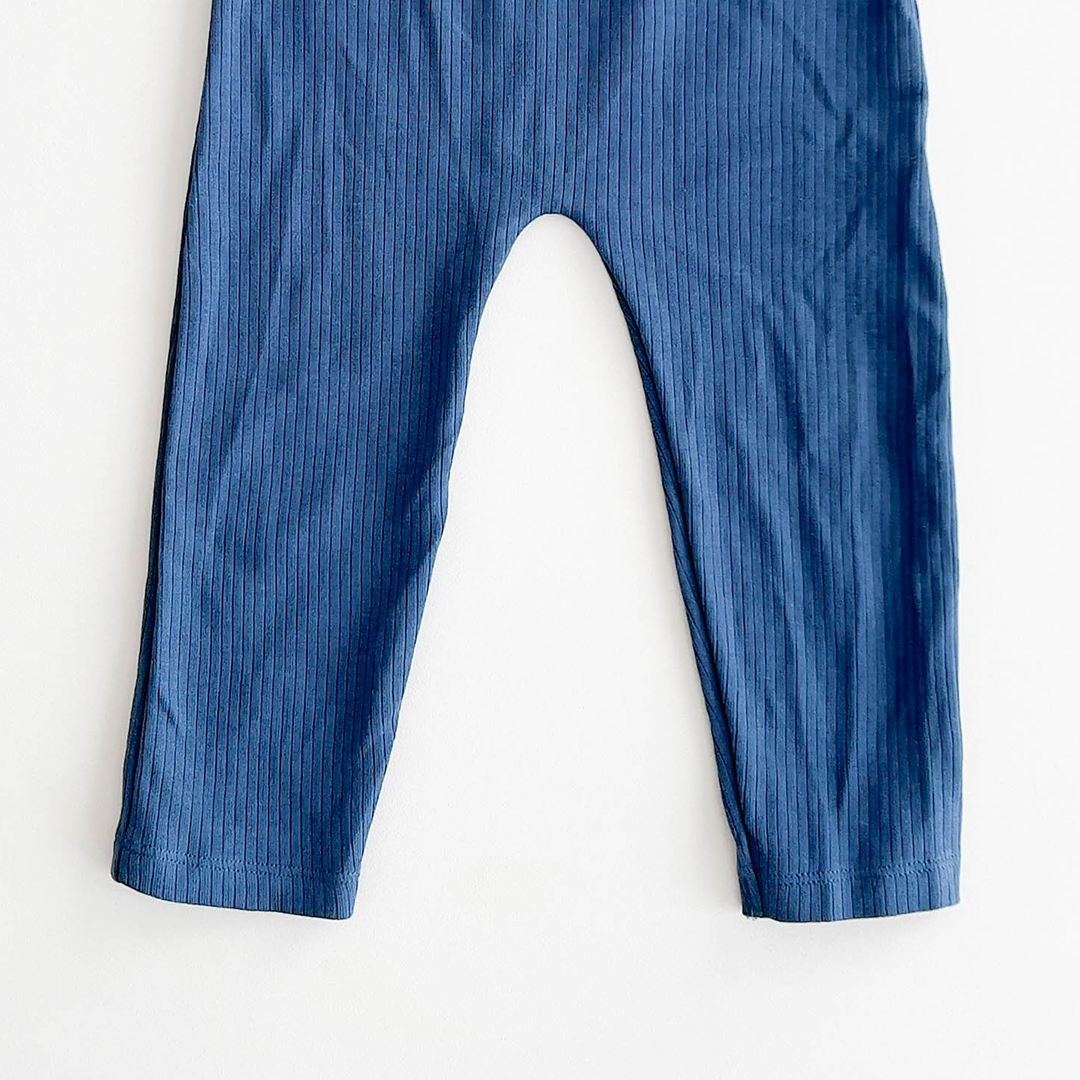 NAVY BLUE RIBBED PANTS