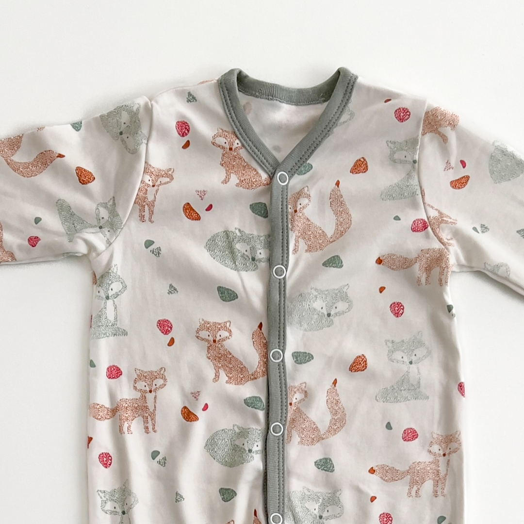 FOX PRINTED SLEEPSUIT