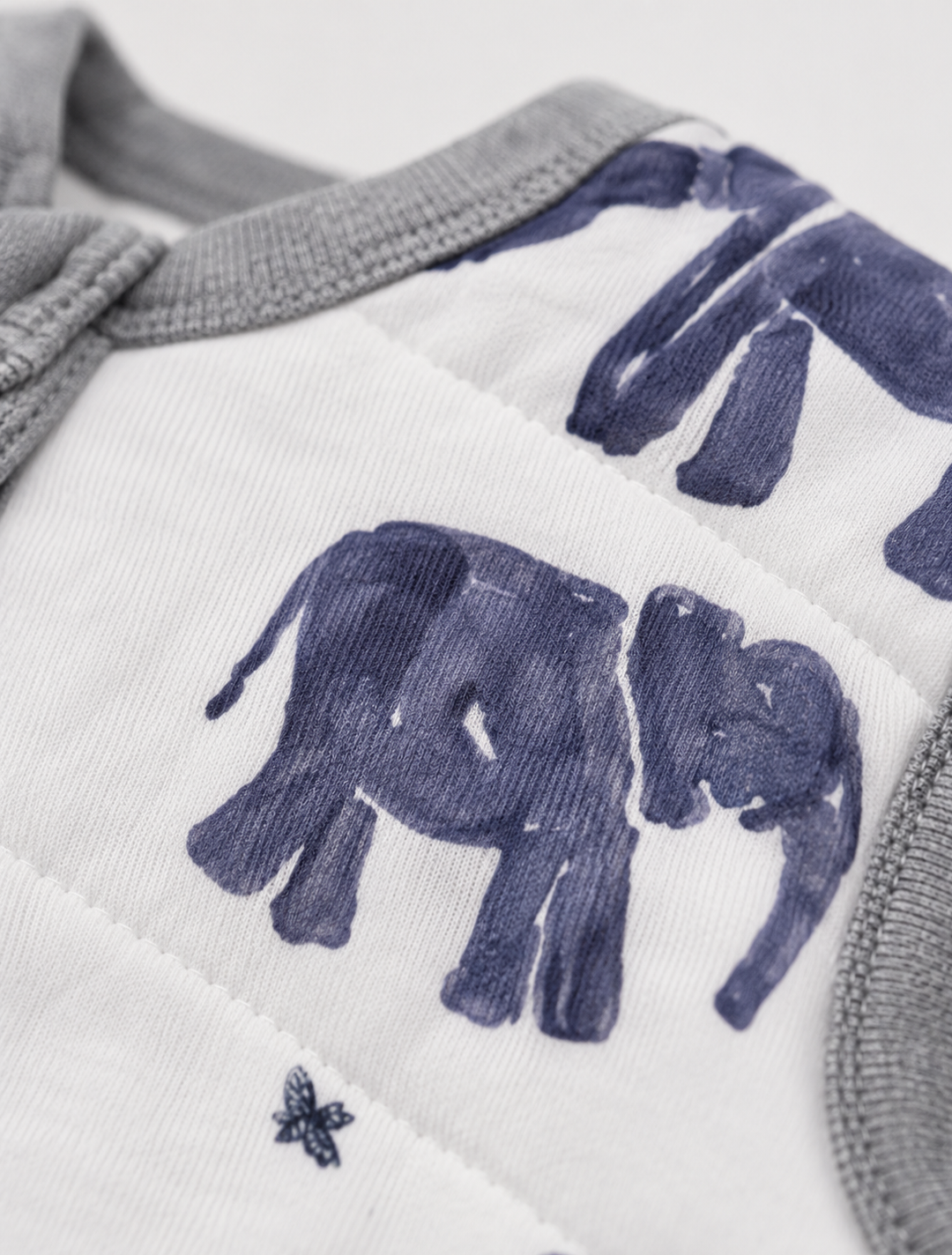 Baby Sleep Bag – Navy Elephants