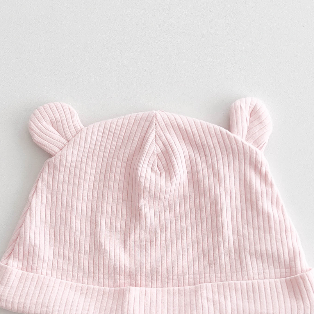PINK RIBBED CAP
