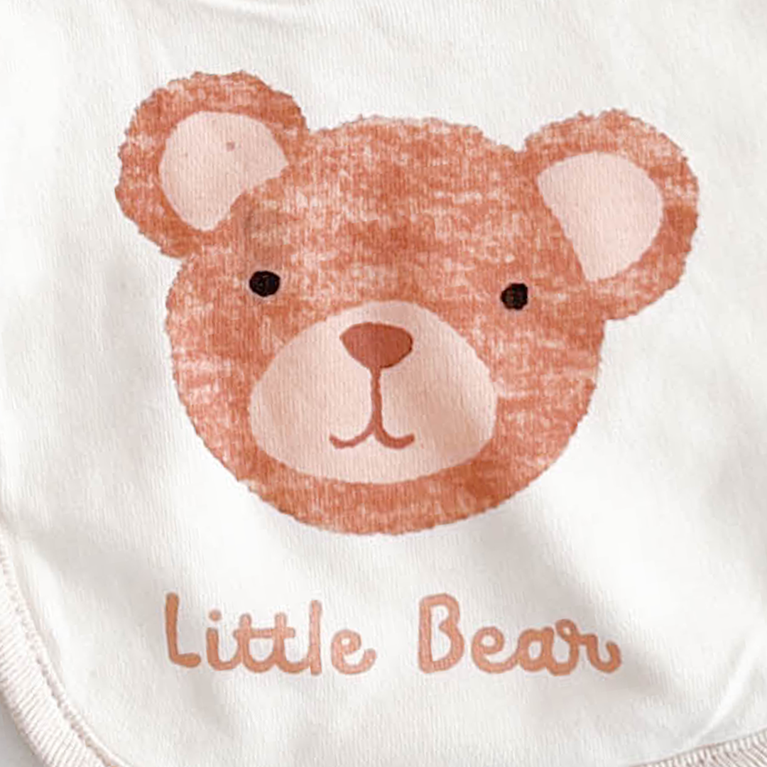 LITTLE BEAR COTTON BIB