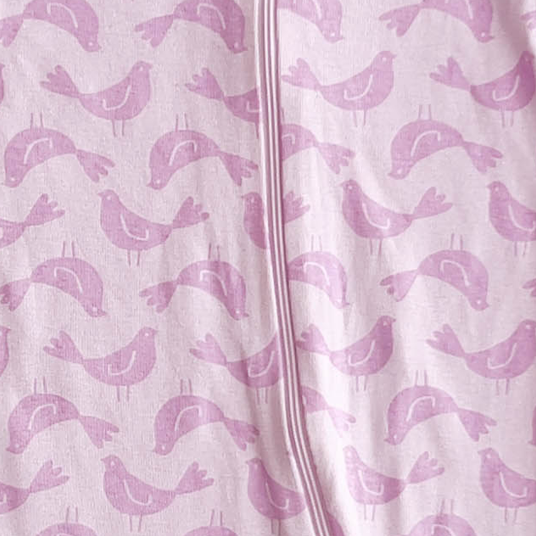 LAVENDER PATTERNED SLEEPSUIT
