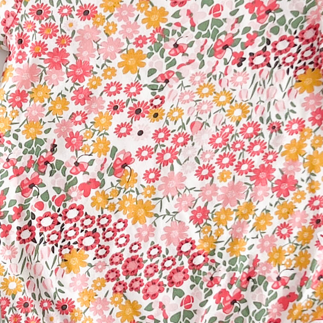 FLORAL PRINTED FULLSLEEVE ONESIE