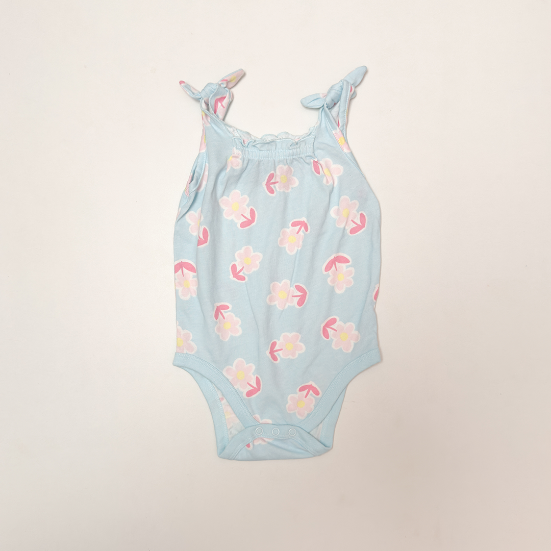 SKY FLORAL FANCY ONESIE