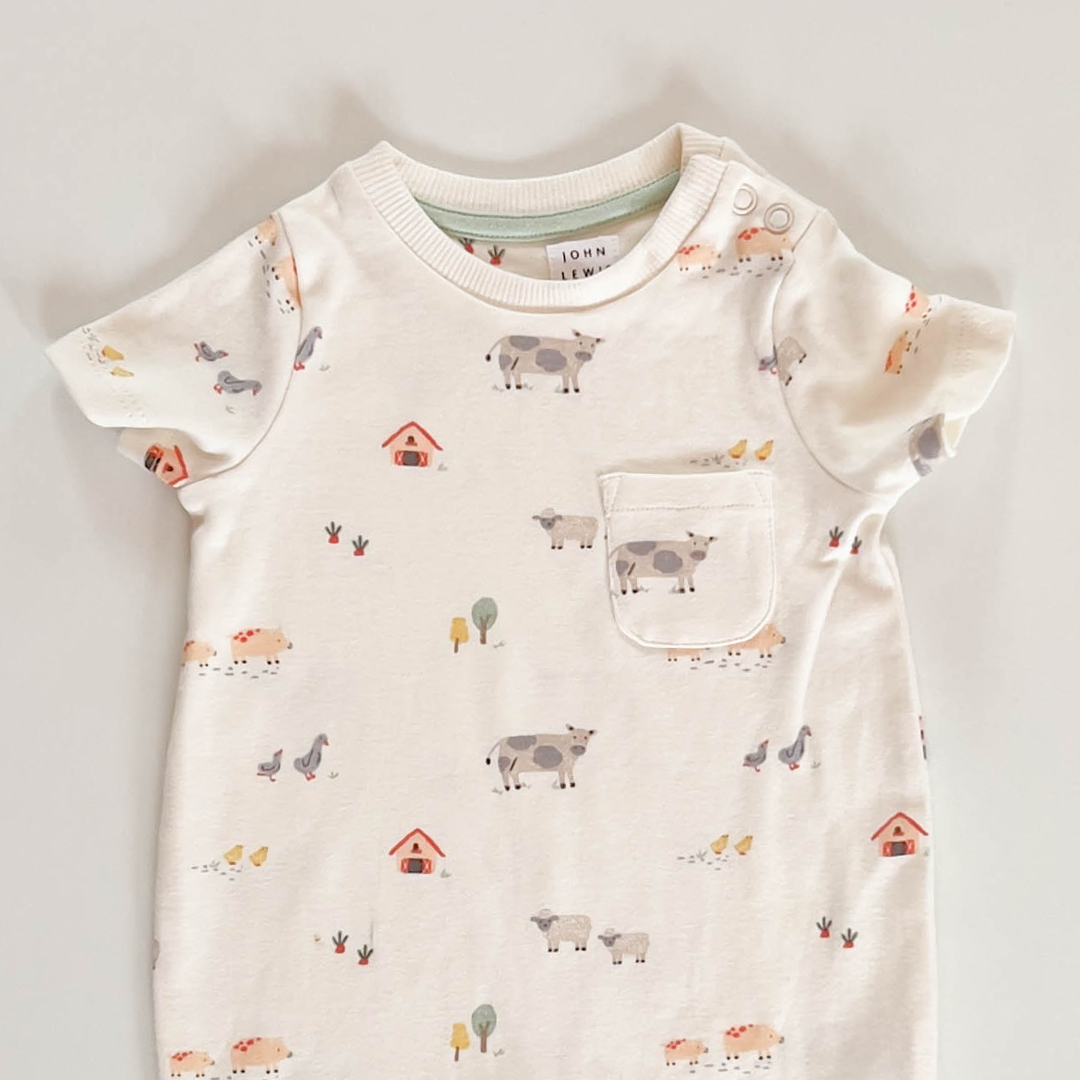 OFF WHITE PRINTED JUMPSUIT