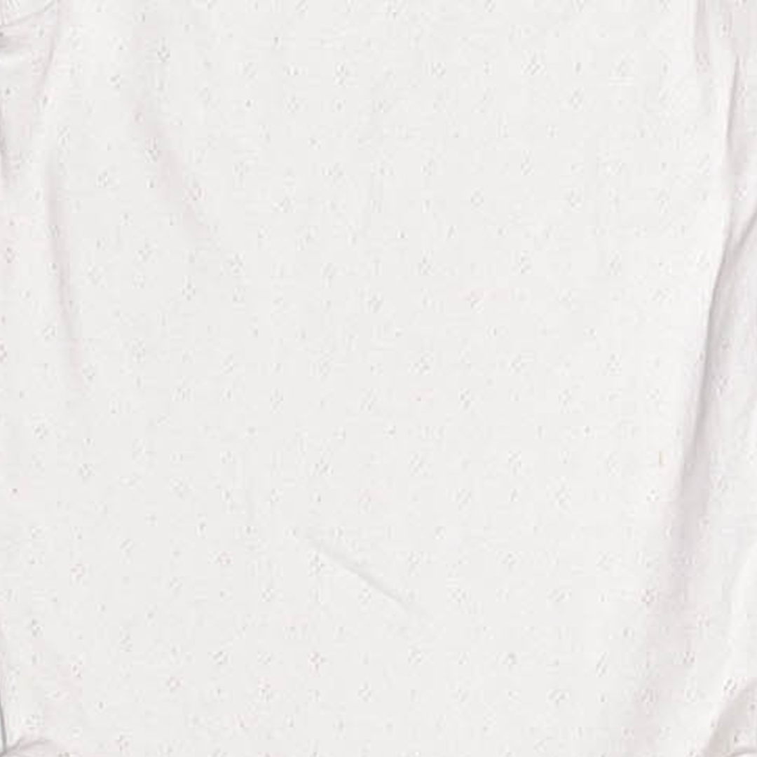 WHITE POINTELLE SLEEVELESS ONESIE