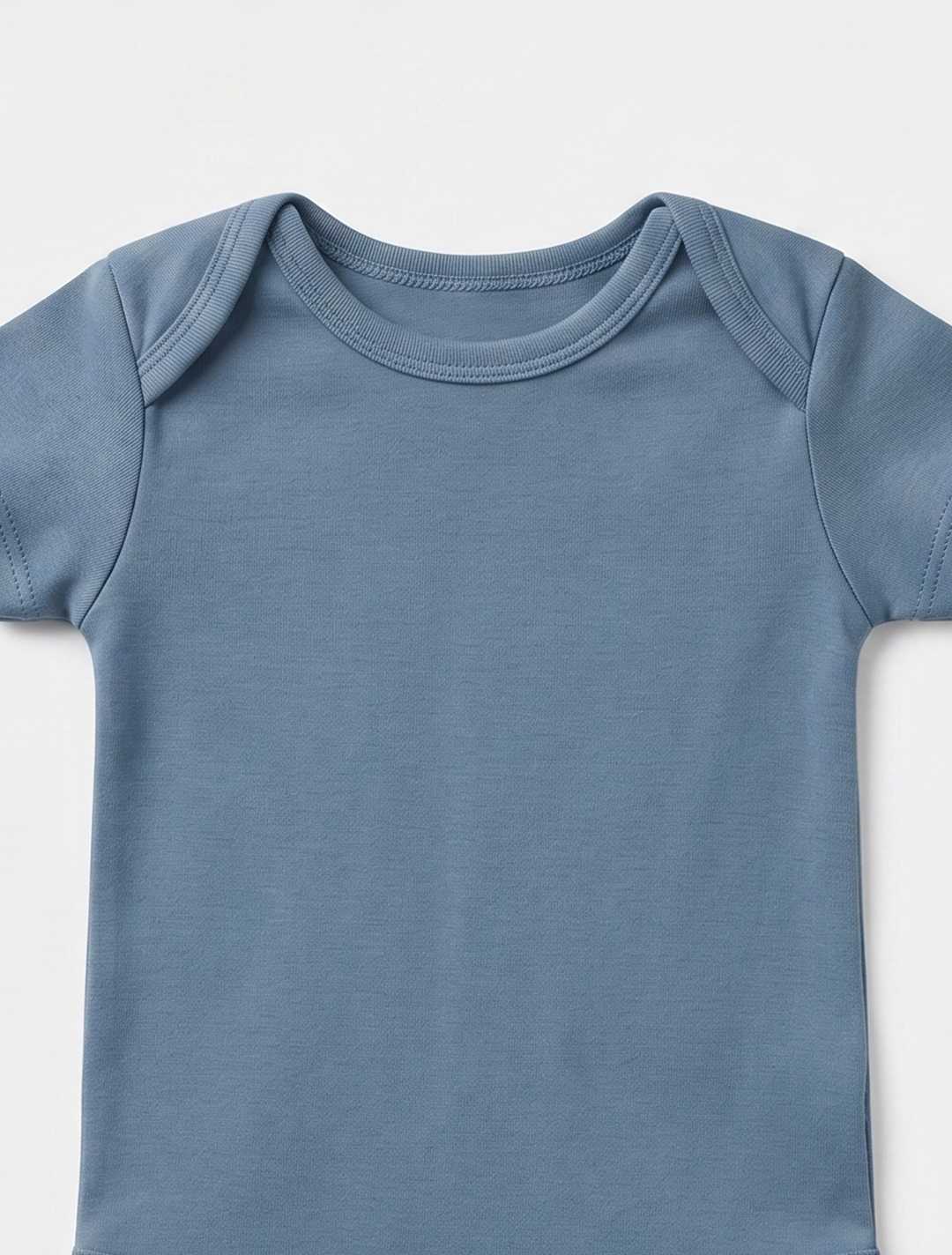 BLUE GREY PLAIN ONESIE