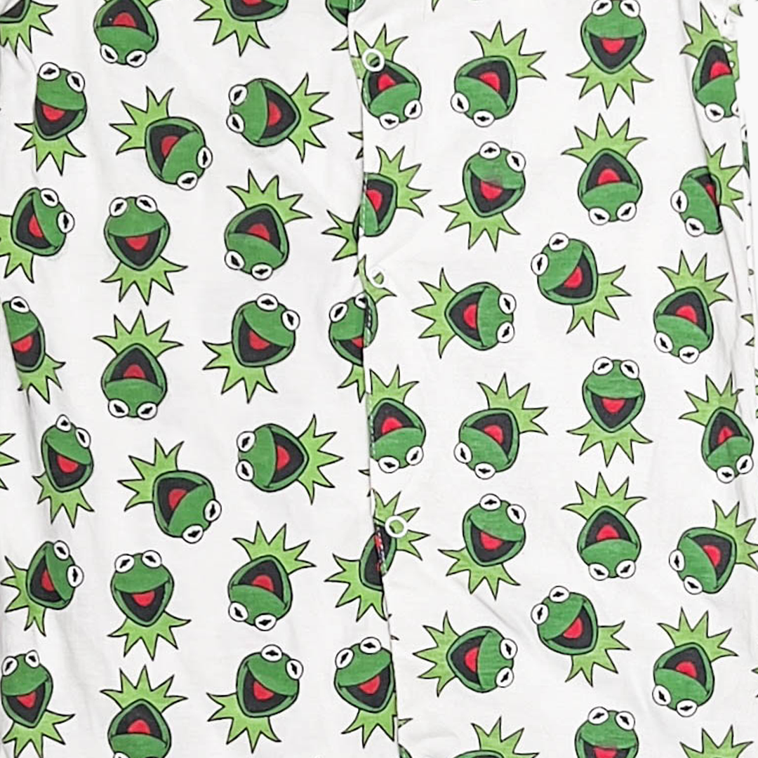 GREEN FROG PRINTED JUMPSUIT
