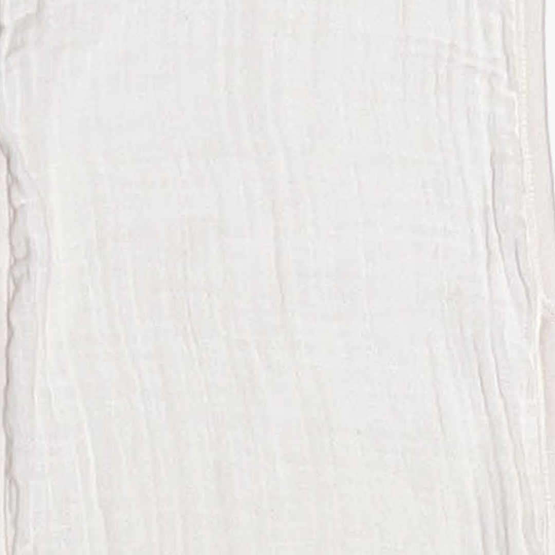 WHITE MUSLIN BURP CLOTH