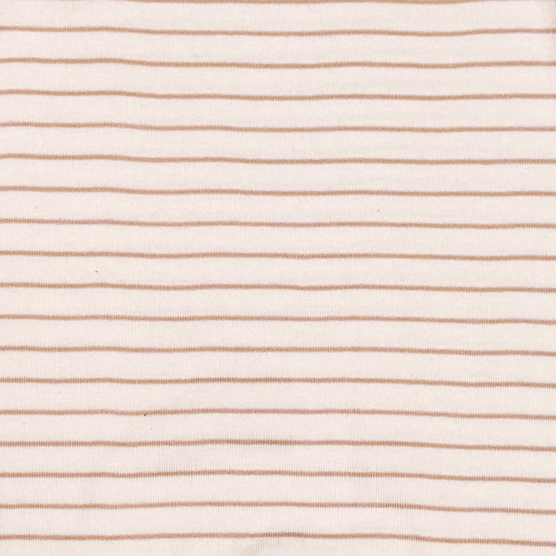BEIGE STRIPPED ROMPER