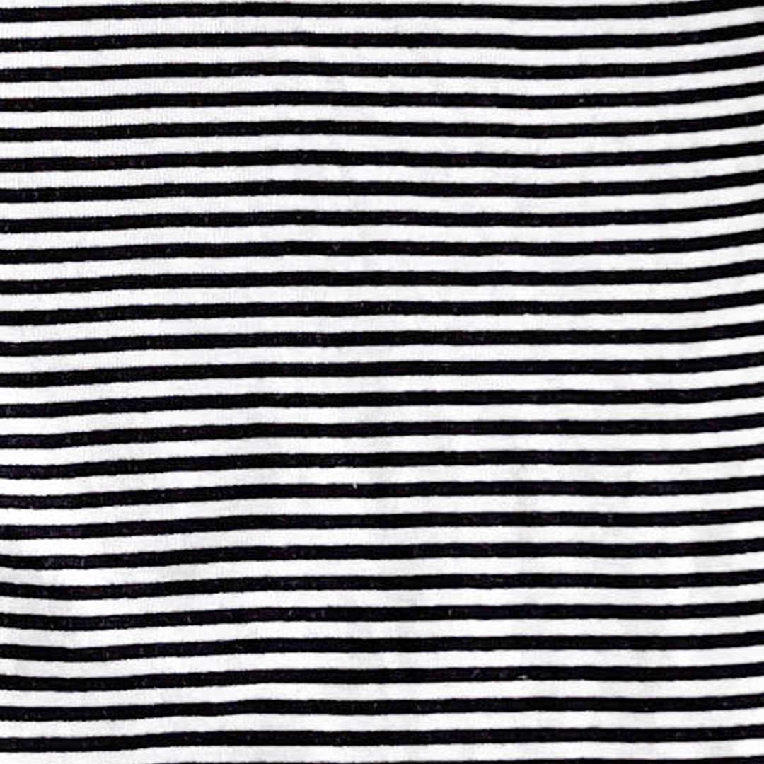 BLACK AND WHITE TRIPED ONESIE