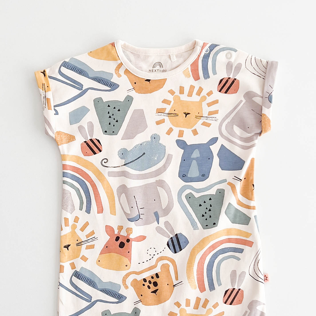 NEXT BABY ANIMAL PRINTED JUMPSUIT