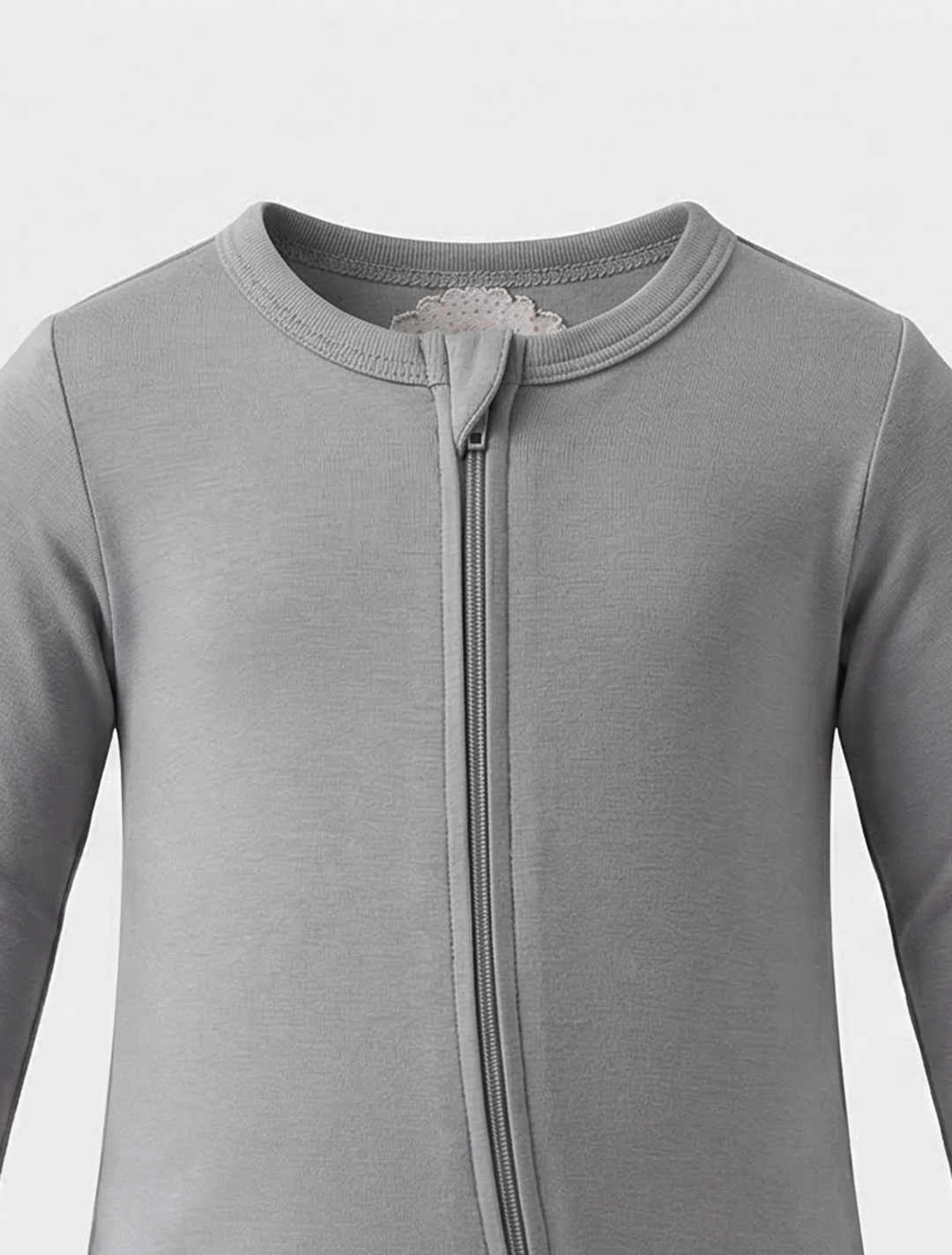 LIGHT GREY PLAIN ROMPER