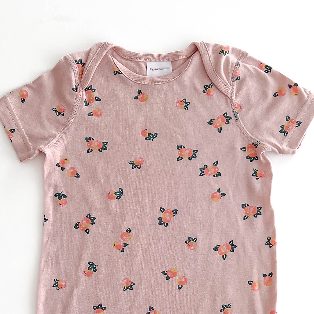 DUSTY PINK FLORAL PATTERNED JUMPSUIT