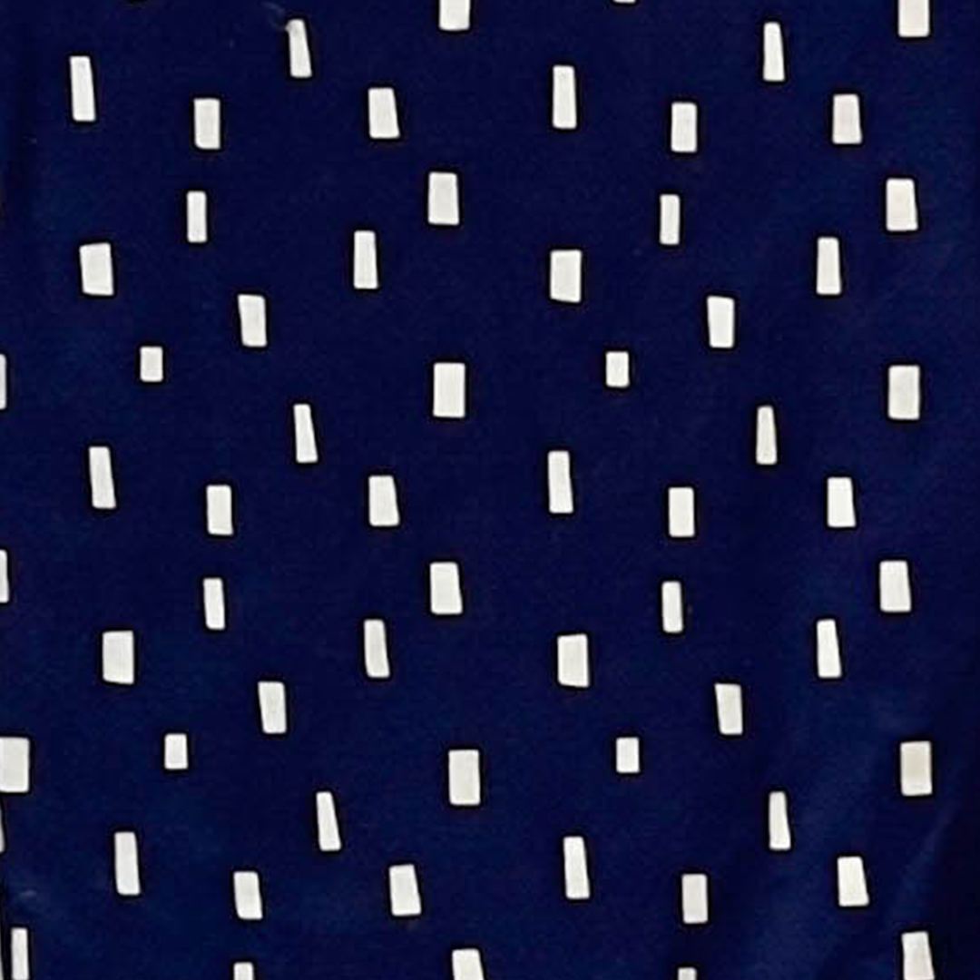 NAVY BLUE PATTERNED ONESIE