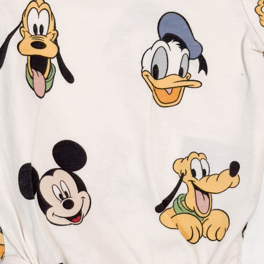 OFF WHITE DISNEY MICKEY PRINTED ONESIE