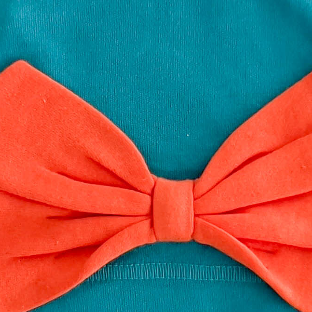 ORANGE BOW CAP