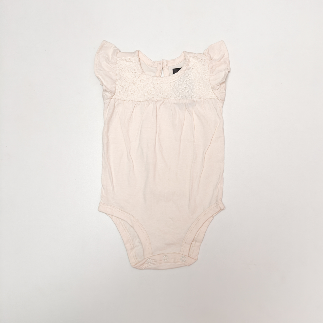 OFF WHITE FANCY ONESIE