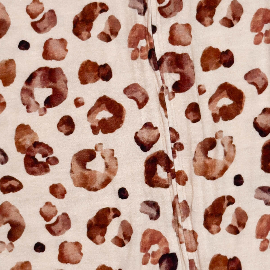 BROWN VISCOUS ZIPPER JUMPSUIT