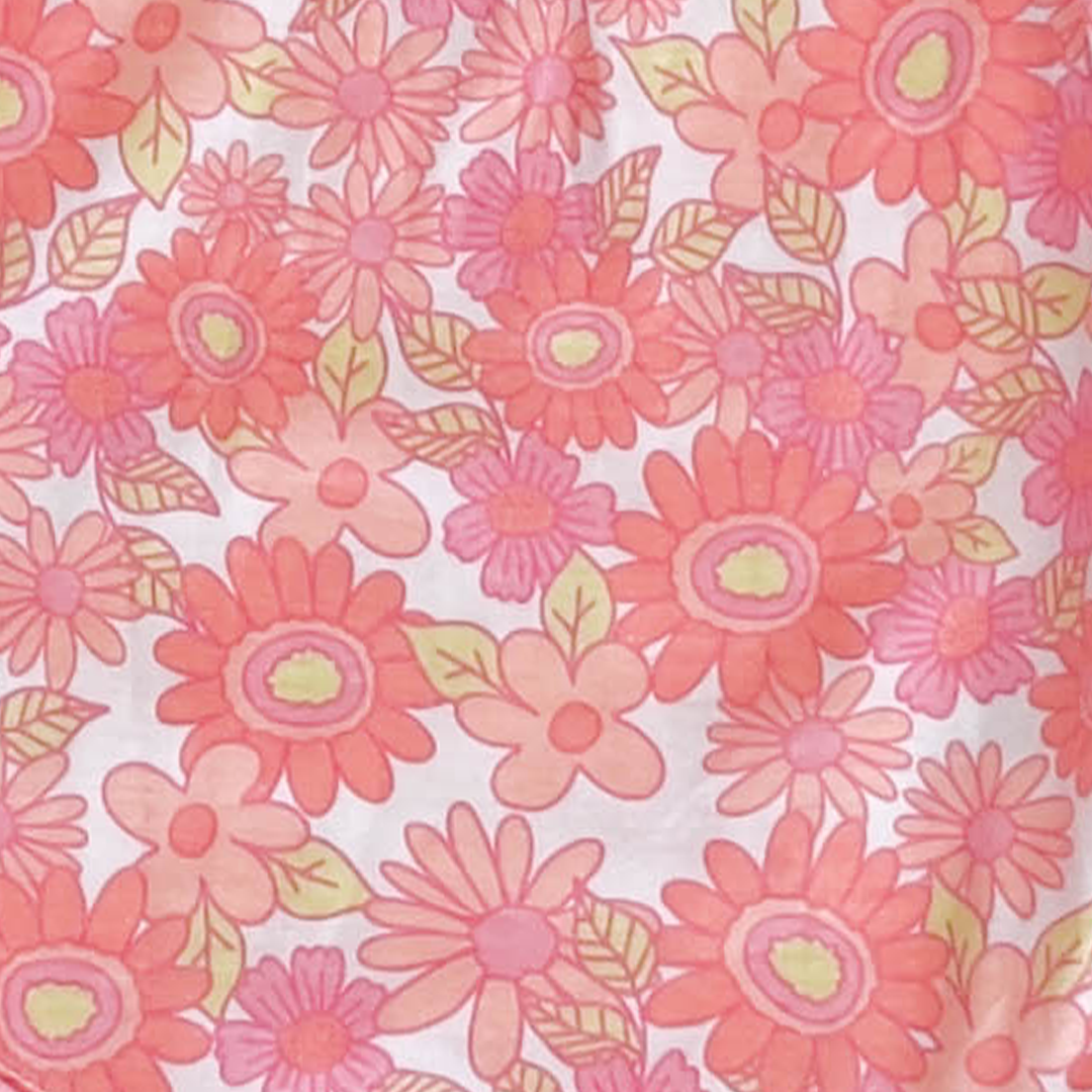 PINK FLORAL ONESIE