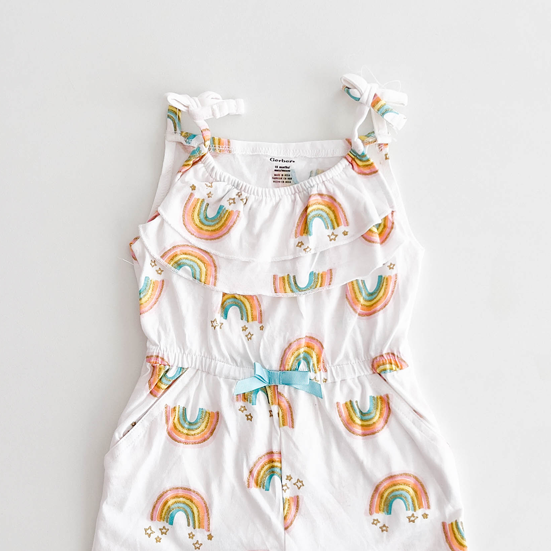 RAINBOW PRINTED FANCY  JUMPSUIT