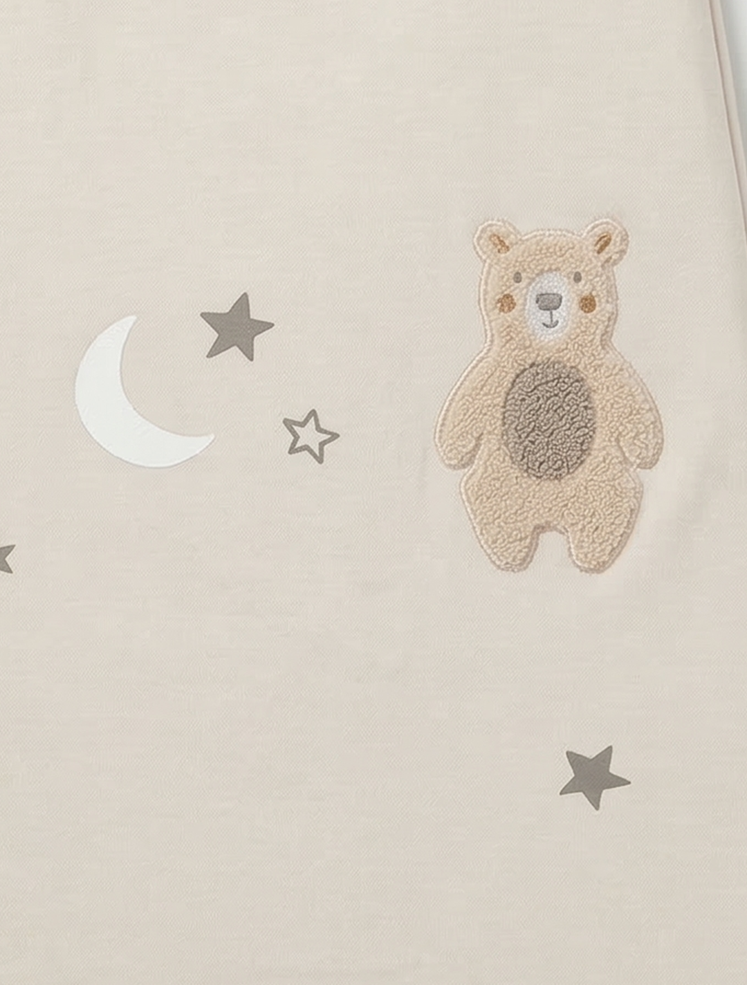 BEIGE BEAR PRINTED SLEEPING BAG