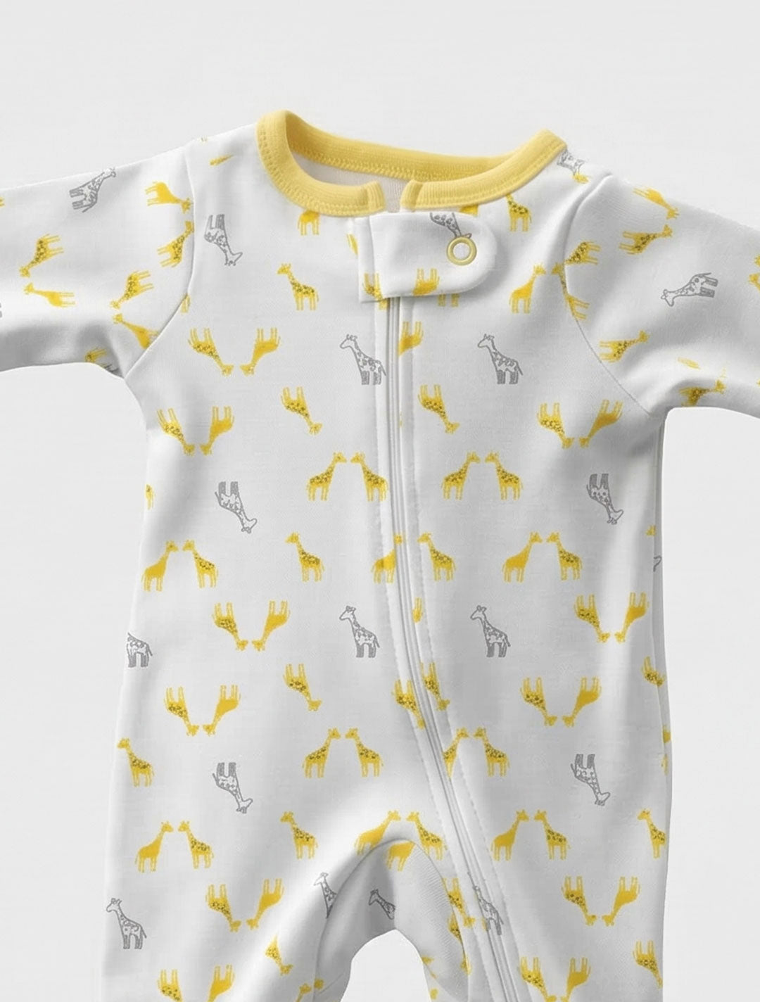 YELLOW GIRAFFE SLEEPSUIT