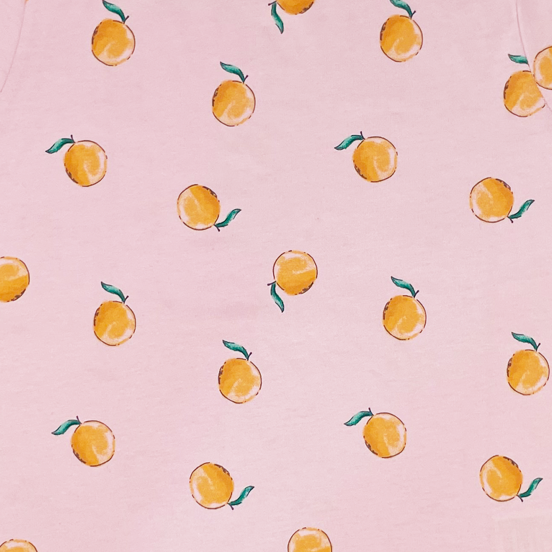 Orange printed co ord set