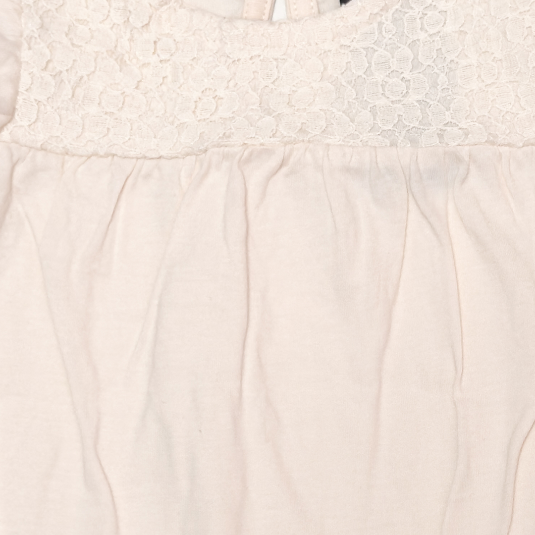 OFF WHITE FANCY ONESIE