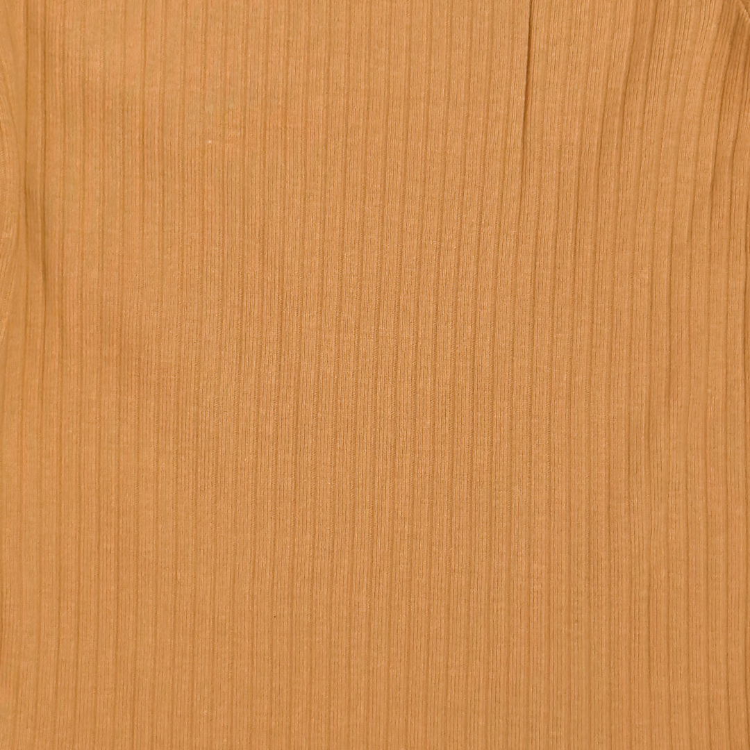 MUSTARD YELLOW RIBBED ONESIE