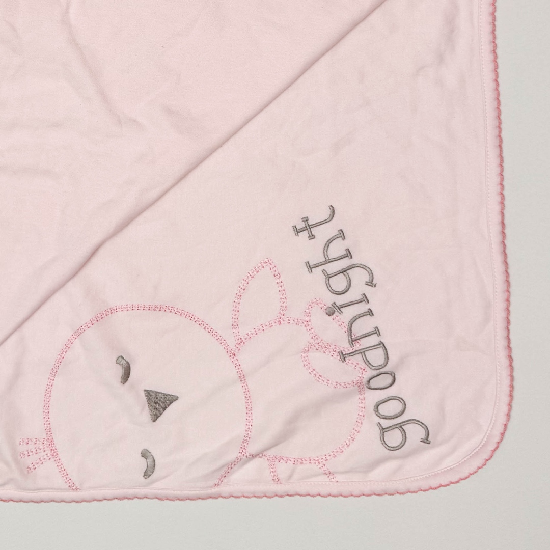 PINK SWADDLING BABY BLANKET