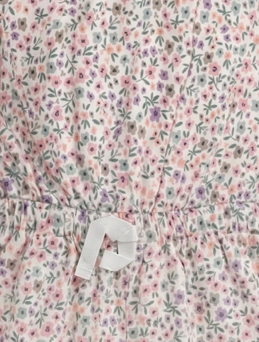 PINK FLORAL FULL ROMPER