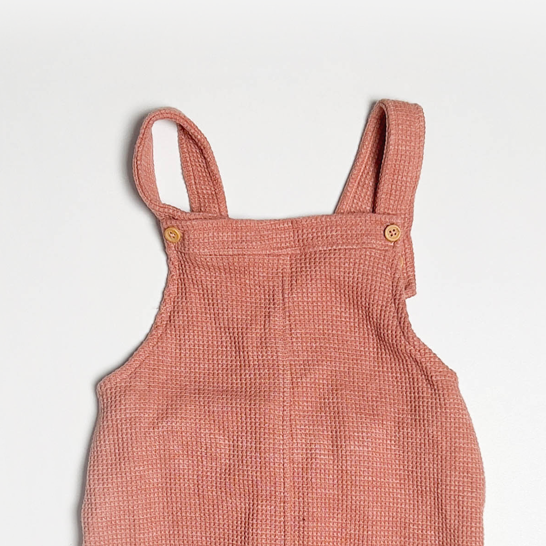 CHESTNUT KNITTED DUNGAREE