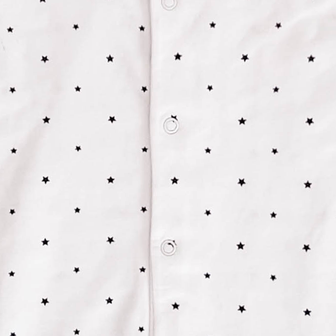 WHITE STAR PRINTED JUMPSUIT