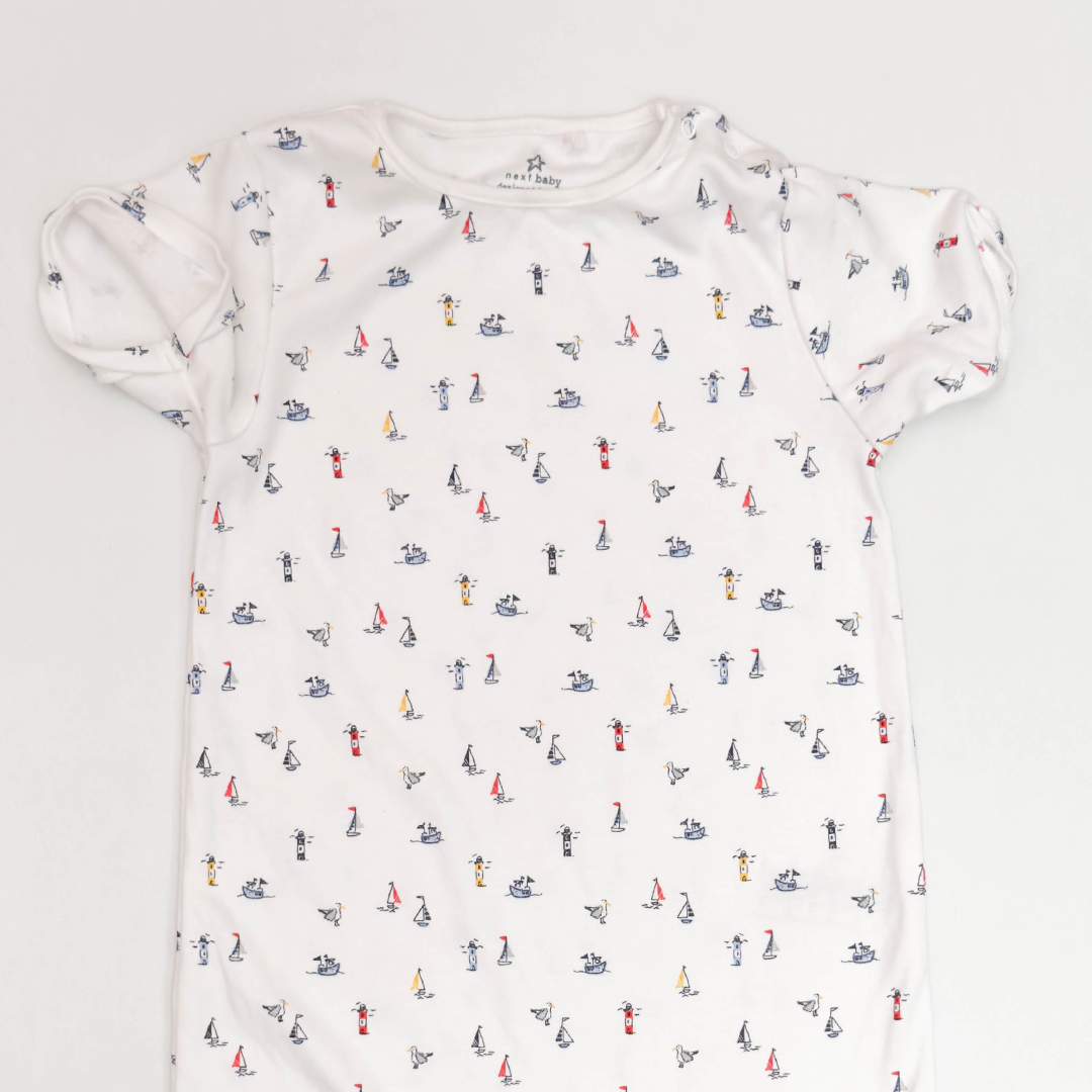 WHITE PRINTED JUMPSUIT