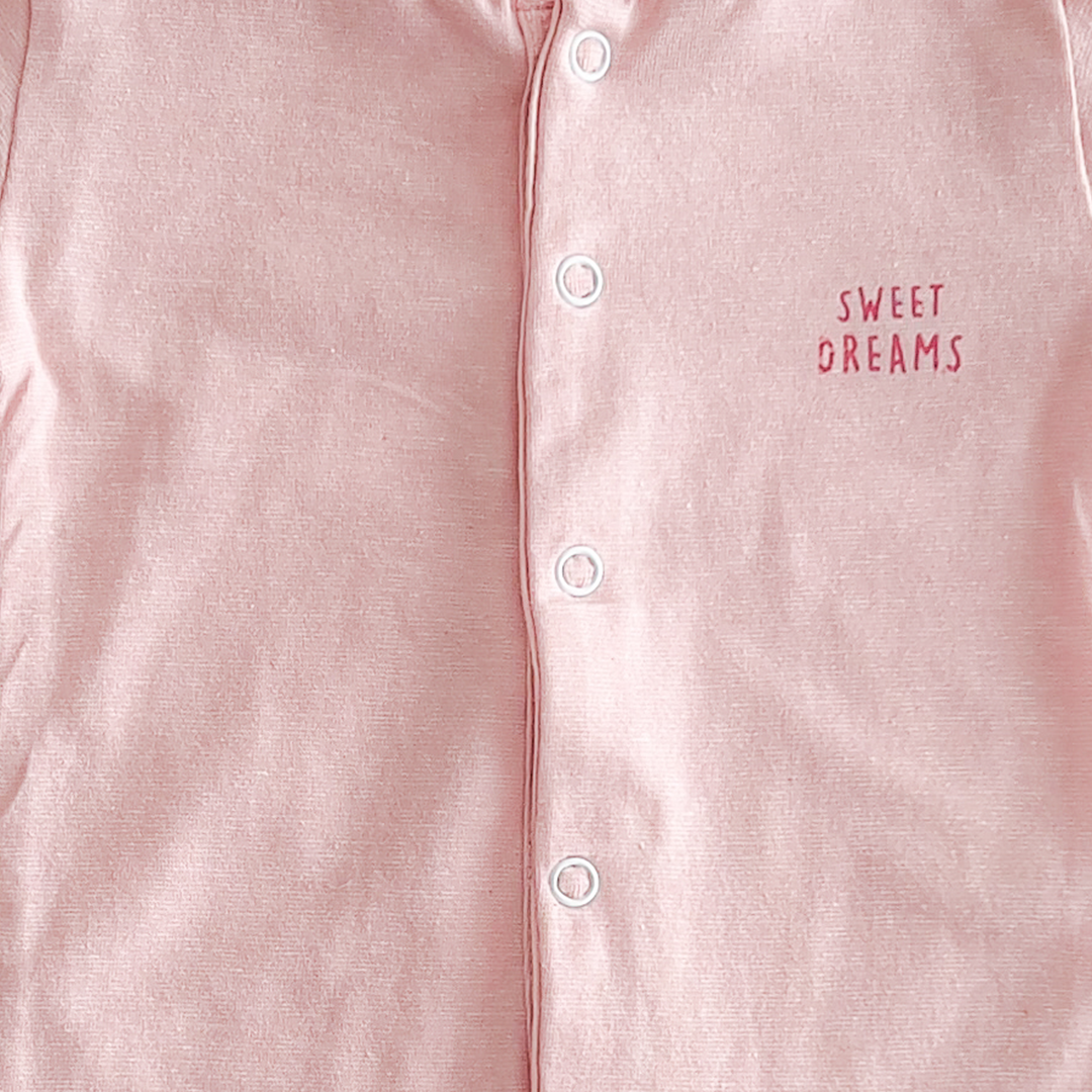 BABY PINK SLEEPSUIT
