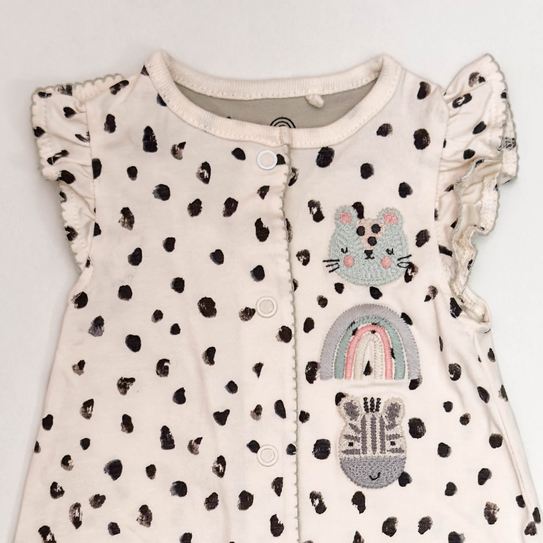 OFF WHITE PRINTED JUMPSUIT