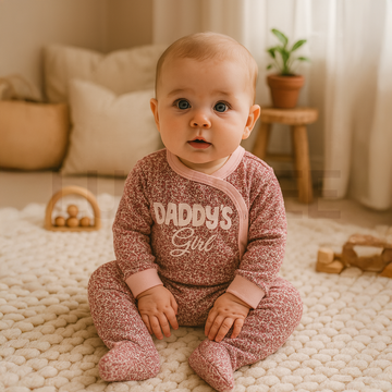 PREMIUM PINK FLORAL SLEEPSUIT
