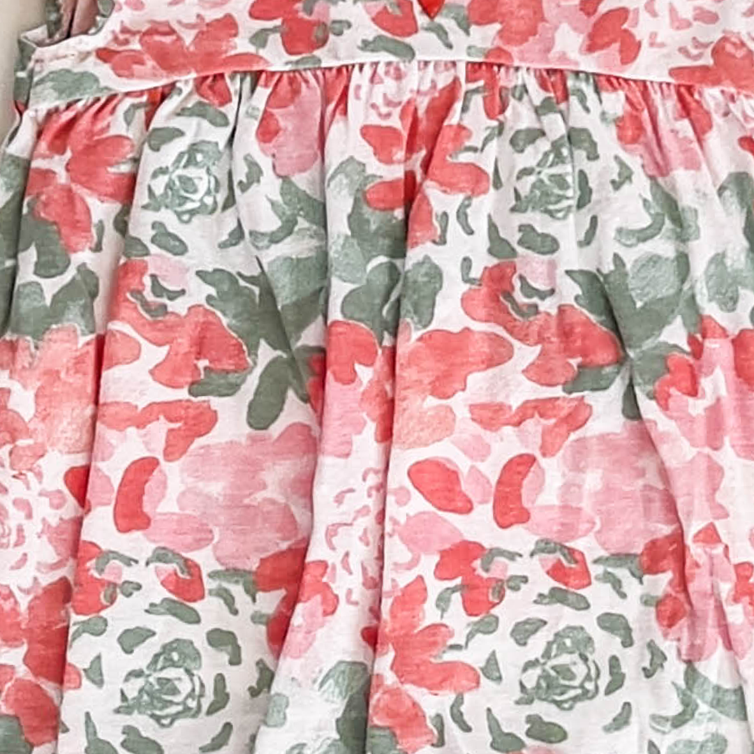 GIRLS PATTERNED JUMPSUIT