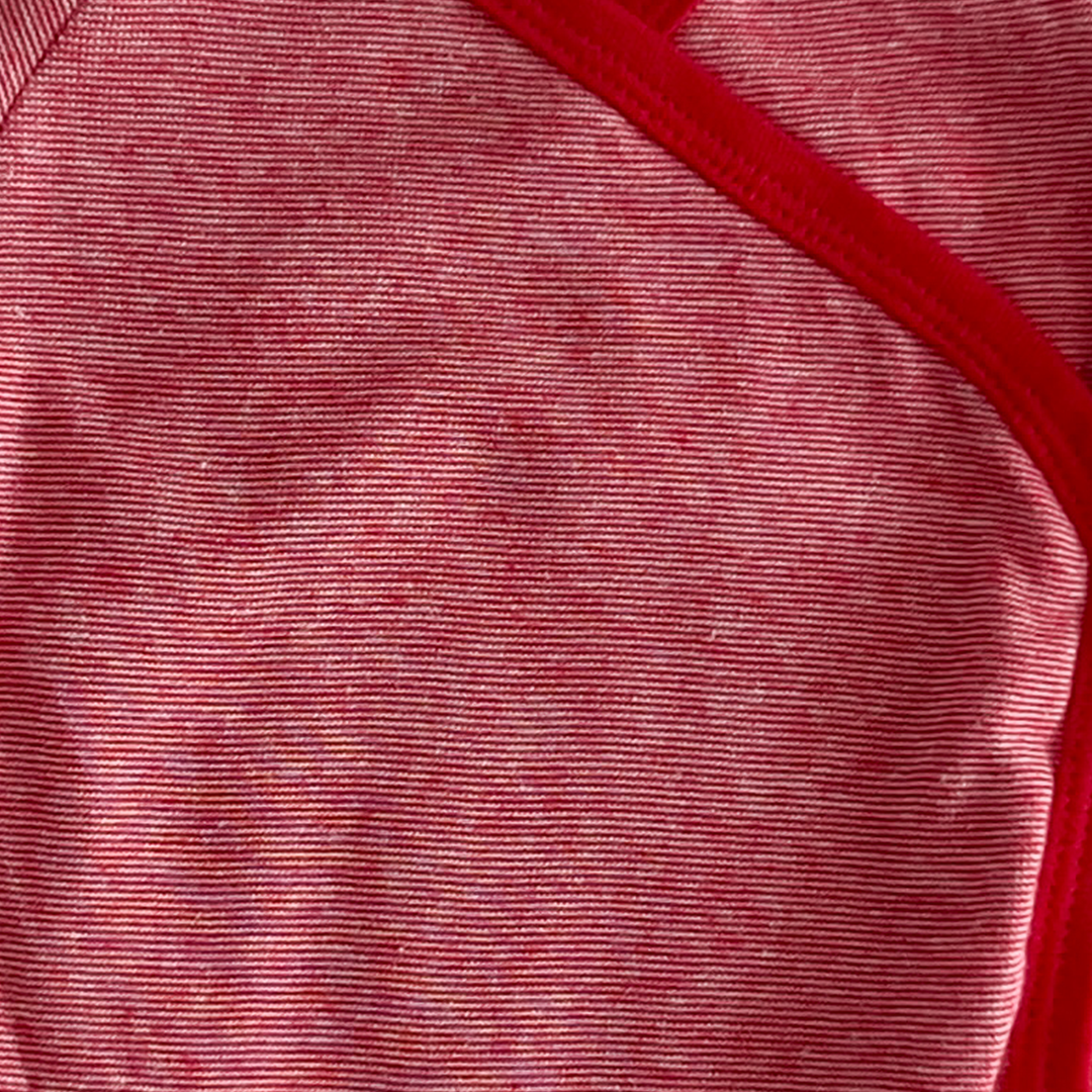 Red wrap onesie