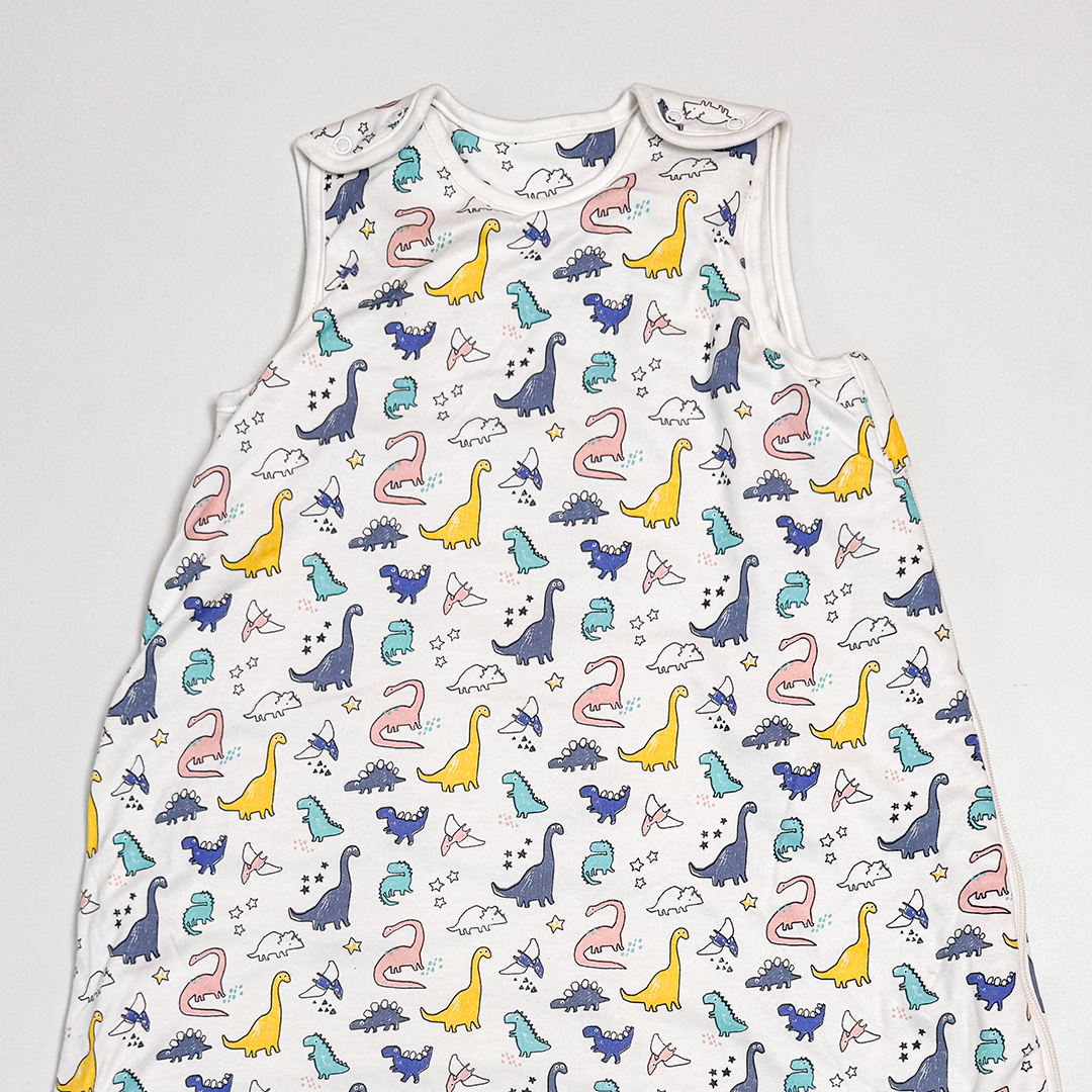 MULTICOLOUR DINO PRINTED SLEEPING BAG