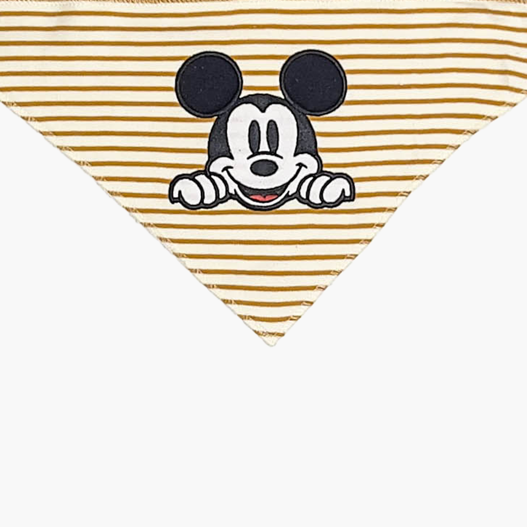 MICKEY PRINTED BANDANA BIBS