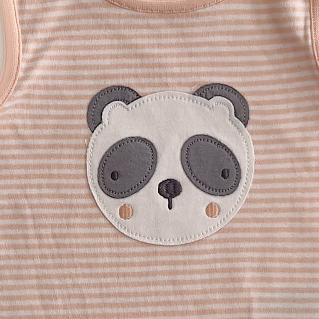 NEXT BABY PANDA SLEEVLESS ONESIE